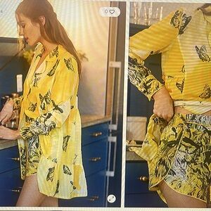 Anthropologie pajama set